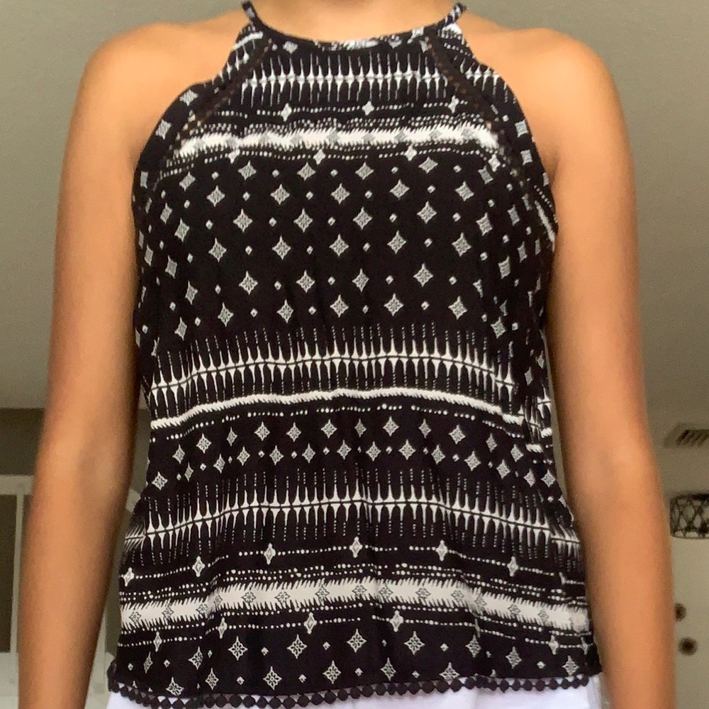 Navy blue Tank top blouse